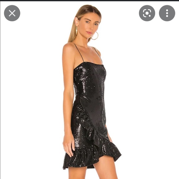 size 4 likely sequin dress black - Picture 1 of 3